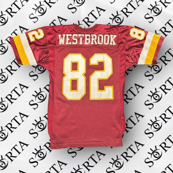 VTG Michael Westbrook #82 Washington Redskins Wilson Proline NFL Jersey Size 48 - Picture 2 of 11